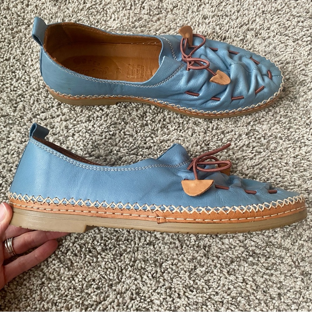 Spring Step Blue BERNA Shoes - Picture 8 of 10